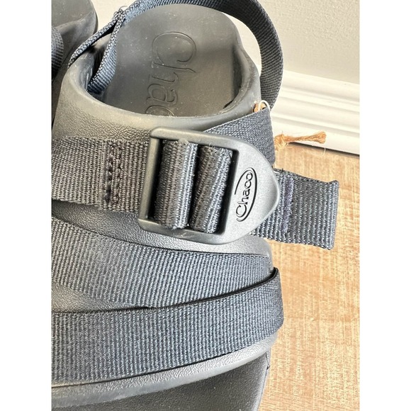 NWT Chaco Chillos Sport Sandals Navy Adjustable Strap Comfort Shoes Mens Size 7 - Picture 9 of 9